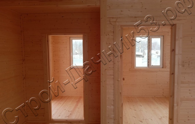 3 Каркасно-щитовой дом Д-38, 6х8м, 48 М², Тверская область, Бологовский район, СНТ «Новая жизнь 2» (12)